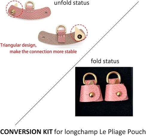 حزام كروس متوافق مع حقيبة Longchamp LP Xtra XS ومجموعة التحويل والأجهزة الذهبية in Saudi Arabia