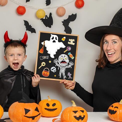 OHOME Halloween Stickers for Kids - Halloween Party Favors - DIY Halloween Crafts Stickers - Halloween Games | Kids Halloween Toys Gifts Treats Decorations Activities Party Supplies(24 Sheets) in Saudi Arabia