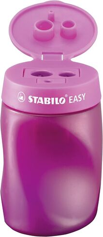 Ergonomic Container Sharpener - STABILO EASYsharpener - 3 in 1 - Left-Handed - Blue in Saudi Arabia