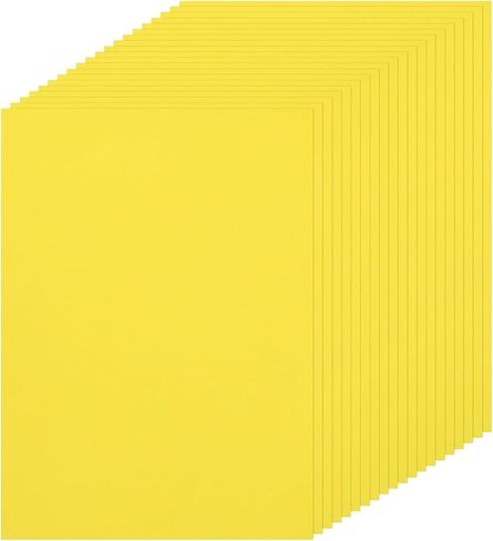 DMiotech 20 Pack 11 x 8 Inch Sanded Pastel Art Papers Yellow Cardstock Papers 160GSM Scrapbooking Pastel Papers for Creative Invitations Crafts Office Home DIY in Saudi Arabia