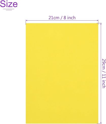 DMiotech 20 Pack 11 x 8 Inch Sanded Pastel Art Papers Yellow Cardstock Papers 160GSM Scrapbooking Pastel Papers for Creative Invitations Crafts Office Home DIY in Saudi Arabia