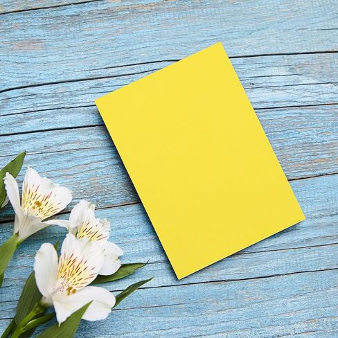 DMiotech 20 Pack 11 x 8 Inch Sanded Pastel Art Papers Yellow Cardstock Papers 160GSM Scrapbooking Pastel Papers for Creative Invitations Crafts Office Home DIY in Saudi Arabia