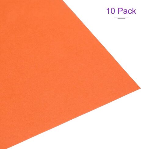 DMiotech 10 Pack 10 x 15 Inch Sanded Pastel Art Papers Orange Cardstock Papers 160GSM Scrapbooking Pastel Papers for Creative Invitations Crafts Office Home DIY in Saudi Arabia