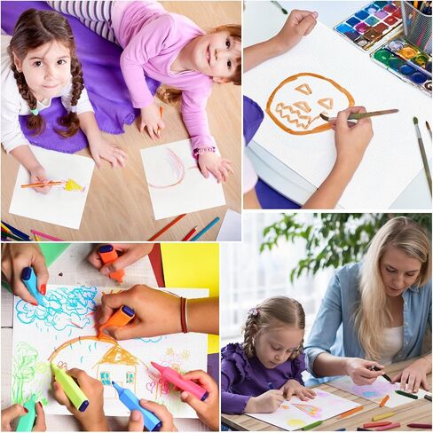 100PCS 5x7 Watercolor Paper Bulk, 140lb/300g Cold Press Thick Water Color Paper Pad for Kid Child Adult, White Art Paper for Drawing Painting Markers Gouache, Textured Cotton Paper Sheets in Kuwait
