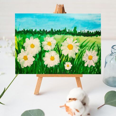 Aodaer 16 Pack Wood Panels 4 x 4 Inch Wooden Panels Canvas Unfinished Craft Wood Boards Panels for Art Crafts Acrylic and Oil Painting Pouring DIY Projects in Kuwait