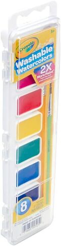 Crayola Washable Watercolors, Kids Paint Set, 8ct in Kuwait