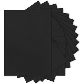28 Sheets Black Cardstock Paper 8.2" x 11.6", 80lb/230gsm Card Stock Heavy Paper for Crafts, Scrapbook, Card Making
