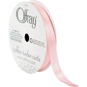 Offray 151073 3/8" Wide Single Face Satin Craft and Decorative Ribbon, 21-Foot Spool, Orchid Purple