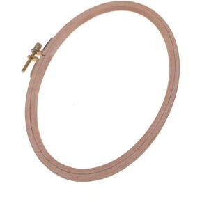 WRMHOM 8.5"x 5.2" Oval Wooden Embroidery Hoop 21x 13cm Oval Hand Stitching Hoop - Cross Stitch Hoop - Framing Hoop - Stitchery Hoop - Craft Supply Hoop (1)