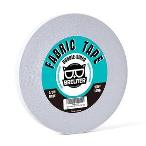 Double-Sided Sticky Fabric Tape - Adhesive Cloth Tape Press-on Tape, No Sewing or Ironing, Gluing, Alterations and Hemming Tape - 1/4inch Wide 165FT Long