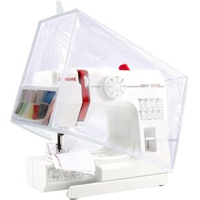 Sewing Machine Cover with Storage Pockets,Dust Cover for Sewing Machine,Sewing Machine Dust Cover,Protective Cover with Side Rope,Sewing Machine Cover Compatible with Singer Brother Machines