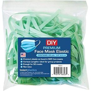 Toner Crafts Face Mask Elastic, color may vary