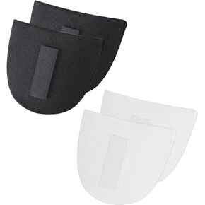2 Pairs Shoulder Pads Set-in Women Shoulder Pad Removable Shoulder Pads 1.5cm Thick Sponge Pad Clothing Dress Shoulder Pad Inserts Sewing Supplies for Women