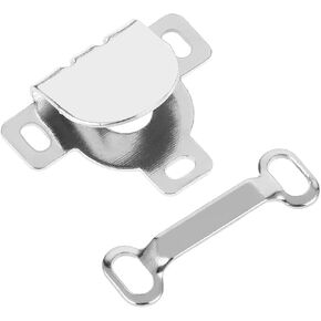 10 Set Sewing Hooks and Eyes Closure Set for Trousers Skirt Dress Pants Sewing, Hook and Eye Closures for Clothing Sewing (Silver)