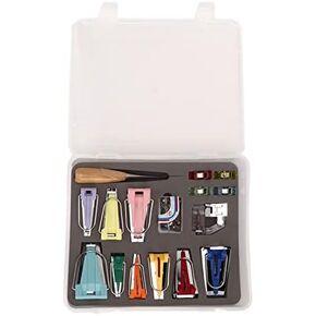 Sew Bias Tape Maker Kit,Bias Tape Makers Kit Controllable Foot Presser Quilt Binding Tools DIY Sewing Tools for Fabric Sewing Your Own