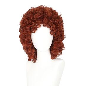 70s 80s Afro Wig Black Short Curly Wig for Men Women Halloween Disco Rock Wig Hippie Costume Wig