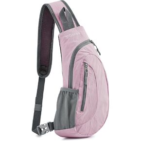 G4Free Sling Bags Men and Women Shoulder Backpack Small Cross Body Chest Sling Backpack (Black)
