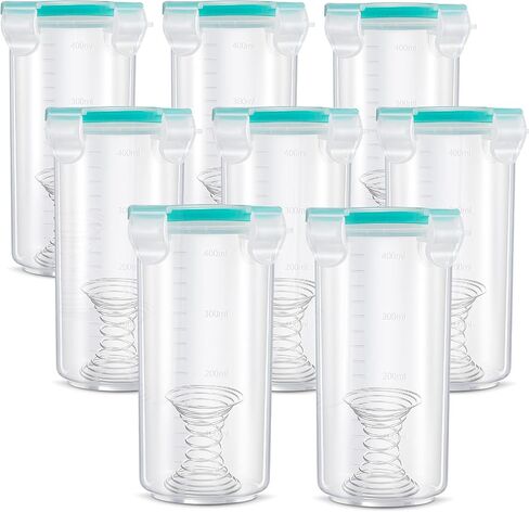 Touch up Paint Container Touch up Cups Paint Storage Cups with Lids Storage Containers Airtight Container with Stainless Steel Mixing Ball for Repainting Leftover, 13 oz(4 Pieces) in Saudi Arabia