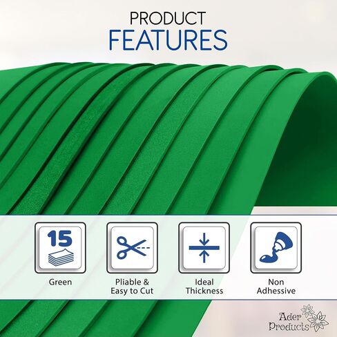 15 Pack - White EVA Foam Sheets for Crafts, 9 x 12 Inch, 2mm Thickness – Ideal for DIY Arts and Crafts, Foam Paper for Kids, Cosplay and Costumes15 Pack in Saudi Arabia