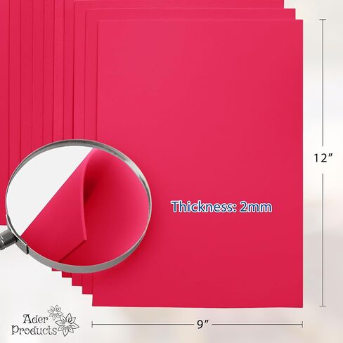 15 Pack - White EVA Foam Sheets for Crafts, 9 x 12 Inch, 2mm Thickness – Ideal for DIY Arts and Crafts, Foam Paper for Kids, Cosplay and Costumes15 Pack in Saudi Arabia