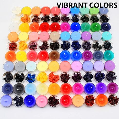 Ziosxin Candle Dye 34 Colors Set, Candle Color Dye for Soy Wax& More Vegetable Wax Dye,Candle Dyes for Candle Making Candle Color Dye High Safety, Easy-Cleaning & Portable in Kuwait