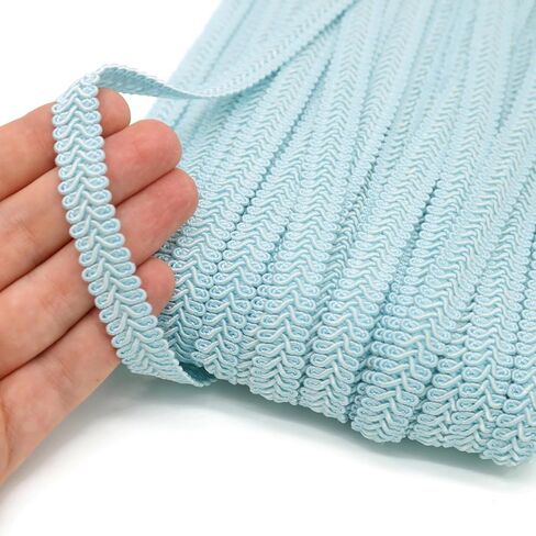 Braided Gimp Braid Trim - 50 Yards - 31+ Colors - Upholstery lace Braided Gimp Cord Trim Scroll Braid Trim Turkish Trim for Costumes Home Decor Upholstery Craft Sewing DIY GT2788… in Kuwait