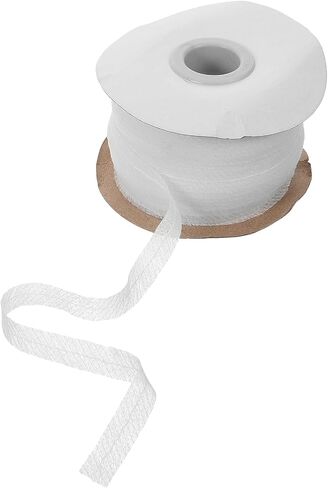 VILLCASE 1 Roll White Fusible Interfacing Fabrics for Clothing, Non-Woven Fabric Strip, Lining Strip Fusible Interfacing Strips - 0.39" X 109 Yards, Fusing Strip Fusible Interfacing Tape for Sewing in Saudi Arabia