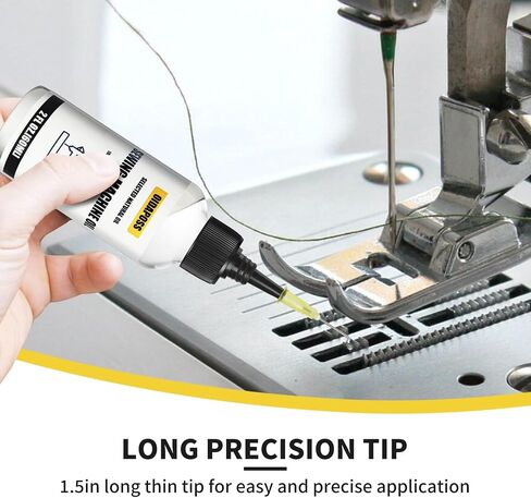 2FL.OZ. Sewing Machine Oil with Needle tip and 4 Type Sewing Machine Cleaning Brushes, Fine Light Machine Oil,Clear Machine Oil for Lubrication of All Sewing Machine Moving Parts in Saudi Arabia