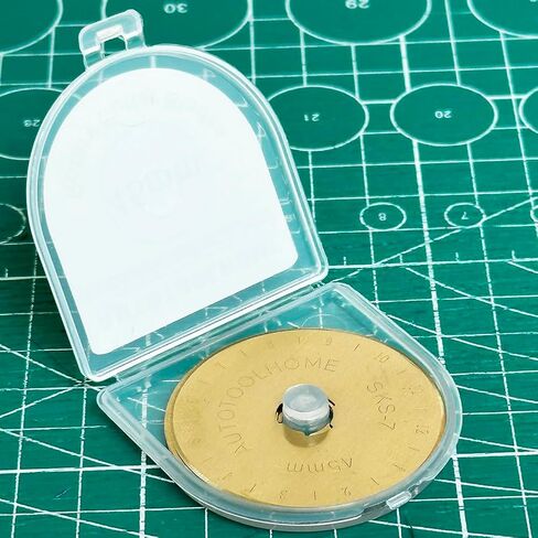 Titanium Coated 45mm Rotary Cutter Blades 50 Pack Replacement Rotary Blades for Fabric Paper Arts Crafts Quilting Scrapbooking Sewing, Sharp and Durable Wholesale in Saudi Arabia