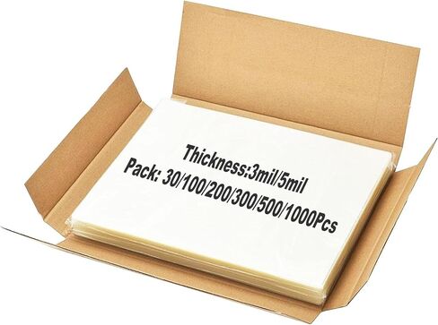 500 Pack Laminating Sheets, Clear 9 x 11.5 Inch Thermal Laminating Pouches for Thermal Laminator, 3 Mil Lamination Sheet Paper, Letter Size, HeatSeal in Saudi Arabia