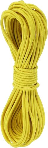 Elastic Cord Stretch String Heavy Rope 2.8mm 11 Yards Long Rubber Rope [for Sewing, Camping, DIY Craft, Bead Necklaces Making, Outdoor] - Gold in Saudi Arabia