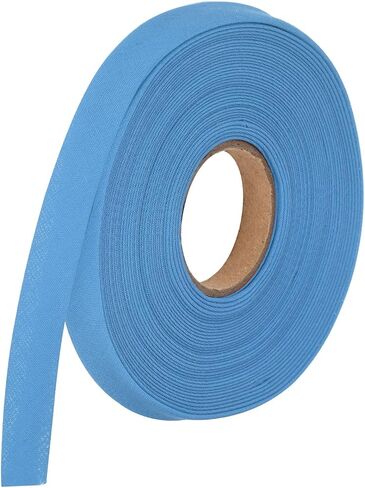 MECCANIXITY 1/2 Inch Double Fold Bias Tape Polyester Continuous Bulk Bias Tape for Sewing, Seaming Quilting Hemming Binding Crafts (Dark Blue 6 Yards) in Saudi Arabia