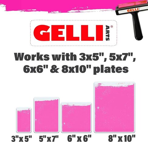 Gelli Arts Mini Placement Tool - Paper Positioning Tool for Gelli Arts Gel Printing Plate, Clear Acrylic Alignment Tool, Art Tool for Gel Printing, 5 X 7 Printmaking Positioner Tool in Kuwait