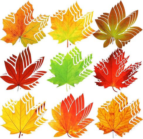Outus Fall Bulletin Board Decorations Fall Cutout for Classroom, 45 Pieces in Kuwait