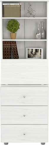 Inval Computer Credenza Work Center, Washed Oak in Saudi Arabia