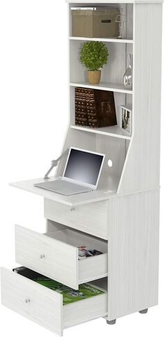 Inval Computer Credenza Work Center, Washed Oak in Saudi Arabia