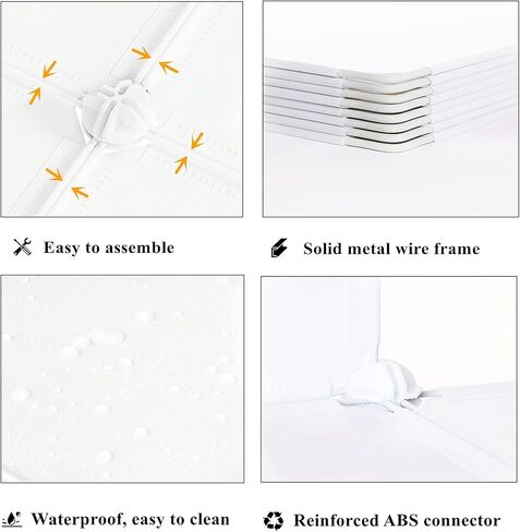 AWTATOS Cube Storage Organizer, 6 Cube Shelves Bookshelf, Closet Organizers and Storage, DIY Stackable Plastic Clothes Organizer Shelving for Bedroom, Home Office, Transparent Twill in Kuwait