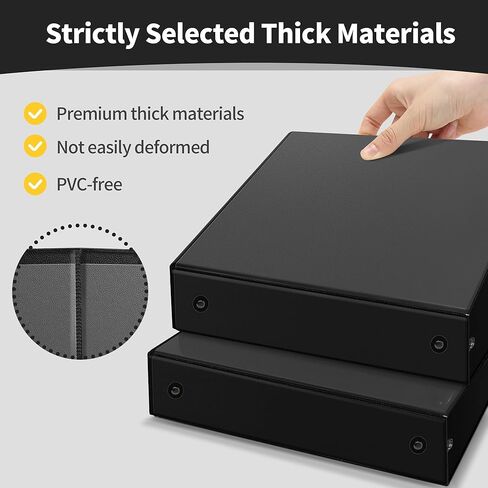 SUNEE 3 Ring Binder 1.5 Inch 1 Pack, Clear View Binder Three Ring PVC-Free (Fit 8.5x11 Inches) for School Binder or Office Binder Supplies, Blue Binder in Kuwait