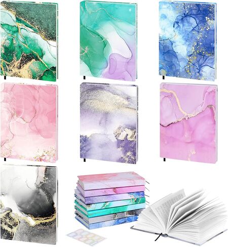 Moko Stretchable Book Cover, Reusable Jumbo Cover Protector for Textbook Hardcover Books 9 x 11 in, Fabric Book Sox, Back to School Supplies, 7 PCS in Kuwait