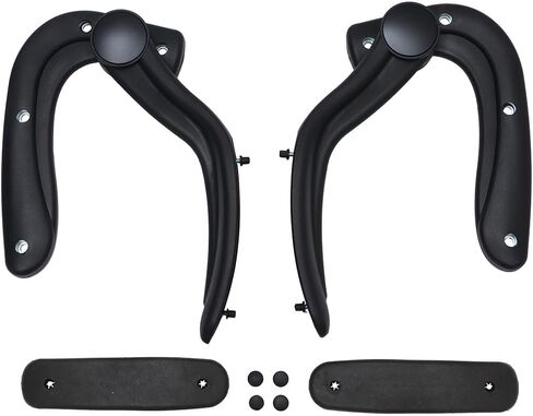 okhobby 1 Pair Office Chair, Adjustable Armrest Support Arms and Elbow Replacements Comfort with Pads, Office Chair Armrest Pads in Saudi Arabia