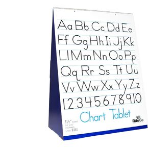 Flipside Products Spiral Bound Flip Chart Stand And Tablet Set, Tabletop Easel, Portable, Meeting Or Classroom Presentation