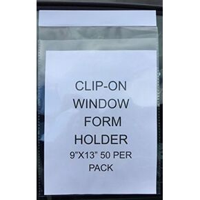 Window Form Holders Clip-On 50 Qty (R75R)