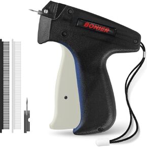Mini Stitch Gun Kit,1stitch Gun For Clothes,5000 Micro Fasteners(2500 Black & 2500 White),2 Micro Needle,Suitable For Stitchy Quick Clothing Fixer, Quilting, Edging,Quick Stitch Sewing Gun Black/Blue