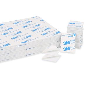 400 Pieces Powerful Mounting Tape，3M Double-Sided Adhesive Stickers,27 × 27mm Square Double Sided Foam Tape,Suitable for Office Products