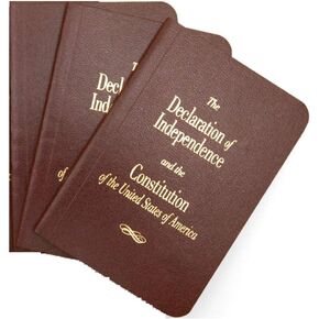 3- Pocket U.S. Constitution and Declaration of Independence (Three Pack)
