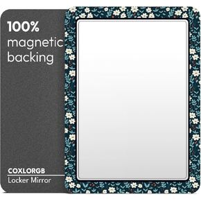 Locker Mirror Magnetic for School and Office, with 100% and Strong Magnetic Mirror for Locker, Practical and Reliable Locker Accessories, Magnetic Locker Mirror with Colorful Design, 1 Pack