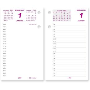 Brownline® 2025 Daily Desk Calendar Refill, 12 Months, January to December, 6" x 3.5" (C2R-25)