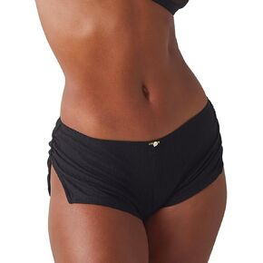 Pajama Shorts Women Y2k Aesthetic Low Waist Side Slit Micro Shorts Bodycon Bottoms Booty Shorts Boxers Loungewear