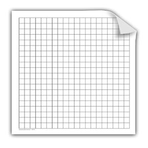 Geyer Instructional Products 181316 20x20 Square Easy Cling Graph