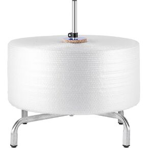 Bubble Wrap Roll Dispenser, Manual Tabletop Bubble Cushion Foam Wrap Holder for Packing, Moving and Shipping (15.75 Inch)
